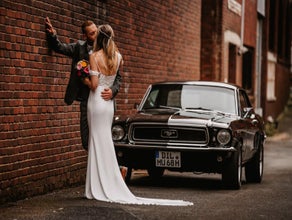 Oldtimer Ford Mustang BJ68 mieten f. Hochzeit, Fotoshooting usw. Hochzeitsauto