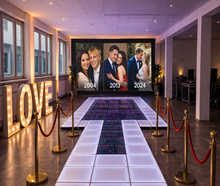 LED Dancefloor LED beleuchtete Tanzfläche Tanzboden 30qm