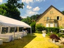 Partyzelt Festzelt Hochzeit Geburtstag Zelt 80 Pers. | 4 x 10 m | EINFACH Mieten Vermieten
