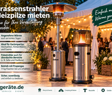 ab 25 € HEIZPILZ MIETEN IN DRESDEN – VERMIETUNG & VERLEIH