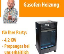 Gasofen, Gasheizung