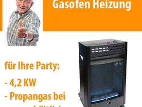 Gasofen, Gasheizung