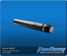 Shure SM 57 für Instrumentenabnahme