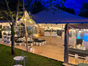 Stretchzelt, Tipi Zelt, Partyzelt, Zeltmembran 10 x 7,5 m weiß/creme - 75 qm - Galerie - Bild 3