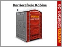 Barrierefreie Toiletten-Kabine / Tür selbst schließend