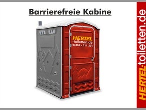 Barrierefreie Toiletten-Kabine / Tür selbst schließend