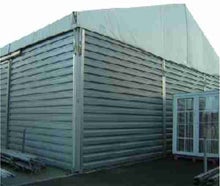 Lagerzelt, Materialzelt, Arbeitszelt, Schweißzelt, Bauüberdachung, Unterkunftszelt, Zeltgarage