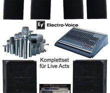 Musikanlage komplett für Live Acts Live Set IV analog