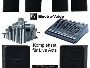 Musikanlage komplett für Live Acts Live Set IV analog