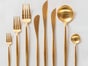 Besteck "STILETTO" in versch. Farben (mattes gold, mattes silber, mattes schwarz, gold weiss, gold cappuccino) - Galerie - Bild 2