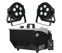 Lichtset E LED Lichtanlage Lichttechnik Licht Partybeleuchtung Scheinwerfer Bodennebelmaschine
