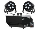 Lichtset E LED Lichtanlage Lichttechnik Licht Partybeleuchtung Scheinwerfer Bodennebelmaschine