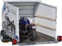 L Motorradanhänger für 1 Motorrad, gebremst 1,3 to. Absenkbar Octopus - Galerie - Bild 1