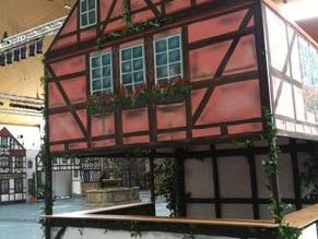 Fachwerk Fassaden, Buffetstand, Fachwerk, Fachwerkhaus, Marktstand