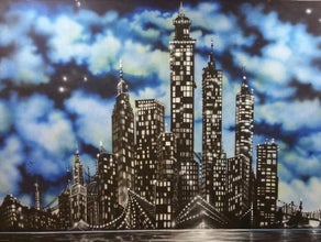 Bühnenbild Skyline