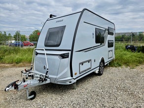 Knaus Südwind 500 QDK Wohnwagen KLIMA STANDHZG MARKISE MOVER FAHRRADTRÄGER