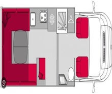 geräumiges Wohnmobil mit Rundsitzgruppe