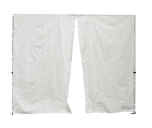Seitenwand 3 m mit Eingang weiß (Standard) mieten