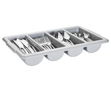 Besteckbehälter 4-fach, Kunststoff 1/1GN
