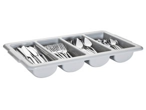 Besteckbehälter 4-fach, Kunststoff 1/1GN