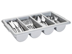 Besteckbehälter 4-fach, Kunststoff 1/1GN