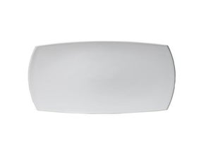 Glasteller ECI quadrat weiß 26,5cm