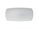 Glasteller ECI quadrat weiß 26,5cm