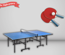 Tischtennisplatte - Tischtennis mieten - auch Mini-Tischtennisplatte - Kindertischtennis
