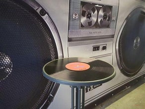 Stehtische Schallplatte 80er Jahre