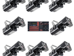 Komplettset mit 8x Robe DJ Scan 250 XT und JB Lighting 1612 Controller