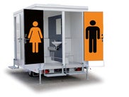 Typ S - Toilettenwagen - WC-Anhänger - Mobile Toilette - Toilettenanhänger