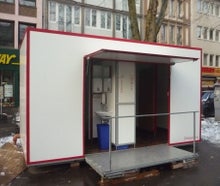 Toilettenwagen / Toillettencontainer
