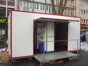 Toilettenwagen / Toillettencontainer