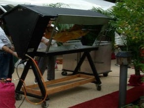 Spanferkel- / Lammgrill mit gas