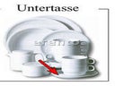 Untertasse - Serie Coupe