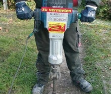 Stampfer, Aufbruchhammer mit Vorsatz, Elektro