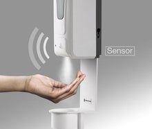 Desinfektionsmittelspender / Desinfektionsspender / Desinfektionsständer mit Sensor und 1l Fassungsvermögen