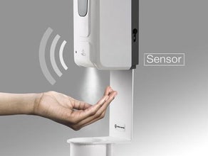 Desinfektionsmittelspender / Desinfektionsspender / Desinfektionsständer mit Sensor und 1l Fassungsvermögen
