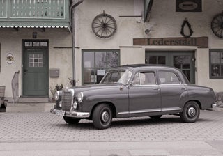 Mercedes-Benz 190 Db Ponton mit grossen Faltdach (Bj. 1960)