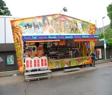 Schiesswagen, Schiessbude