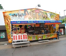 Schiesswagen, Schiessbude
