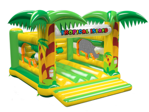 Hüpfburg Tropical Island