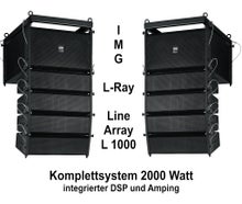 Lautsprecheranlage -Line Array L-1, Beschallungssystem für Events