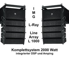 Lautsprecheranlage -Line Array L-1, Beschallungssystem für Events