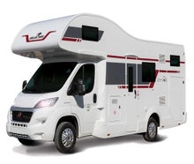 Zefiro 690 mit einer Dinette für bis zu 6 Essplätze und Etagenbetten im Heck