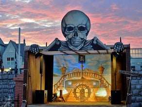 Piraten Bühne - historische Bühne - Halloween Bühne