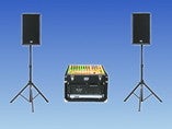 Komplettes Musikanlagensystem für 100 Personen