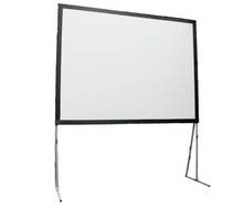 Faltrahmen Leinwand 4,5 m mieten – Projektionsleinwand, Beamerleinwand, Videoleinwand