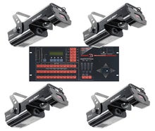 Komplettset mit 4 x Robe DJ Scan 250 XT und JB Lighting 1612 Controller