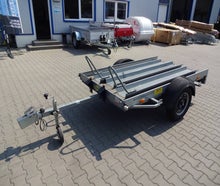 ungbremster Tieflader  Motorradtransporter bis zu 2 Motorräder - 750 kg Anhänger